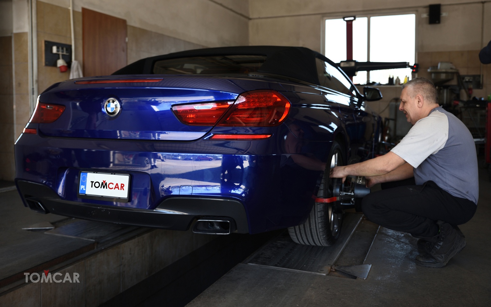 Ustawienie zbieżności kół w BMW